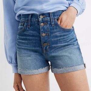 Madewell High Rise Denim Shorts